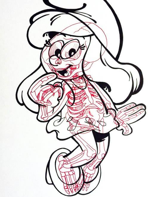 540x660 X Ray Cartoon Drawings 5 Things I Learned Today