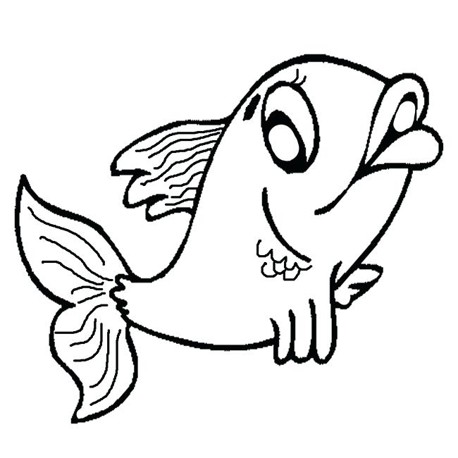 650x650 X Ray Fish Coloring Page