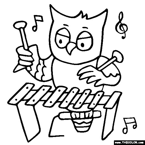 560x560 Xylophone Coloring Pages Free Coloring Page For Kids