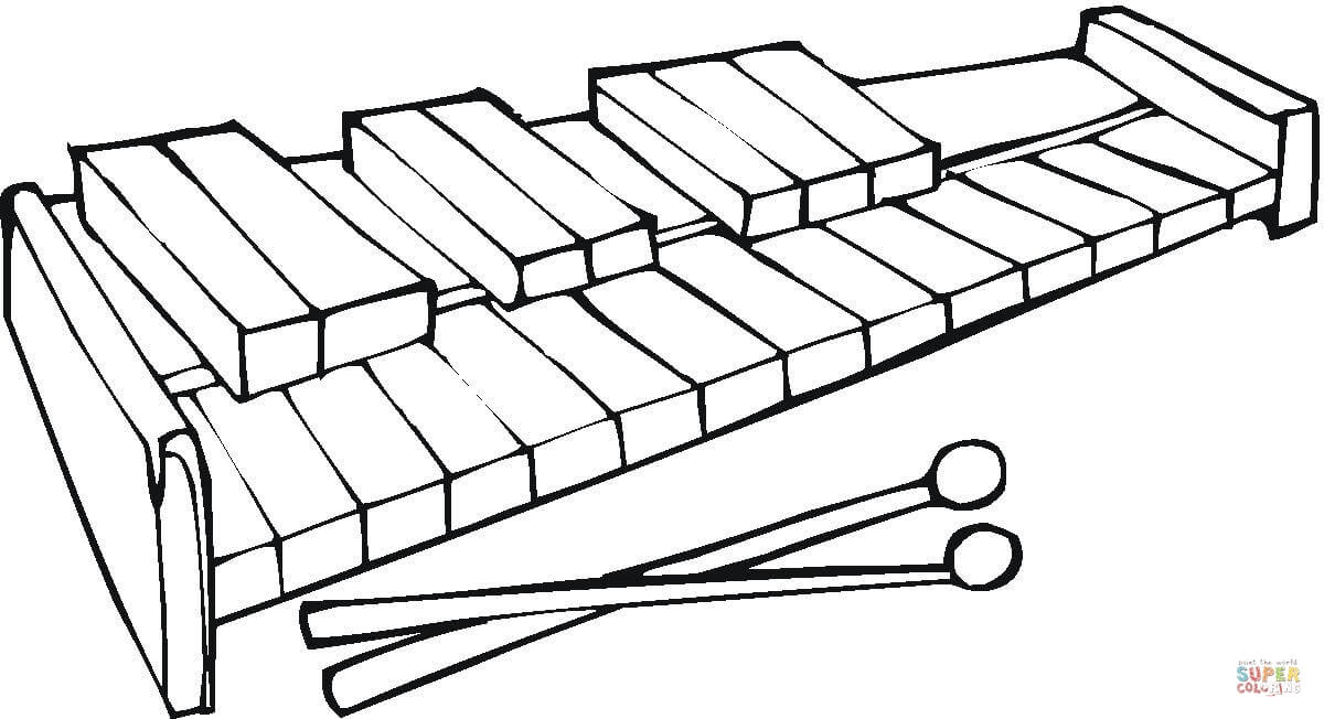 1200x652 Xylophone Coloring Pages