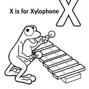 300x300 Xylophone Coloring Page Coloring Page For Kids