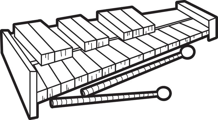 700x385 Free, Printable Xylophone Coloring Page For Kids