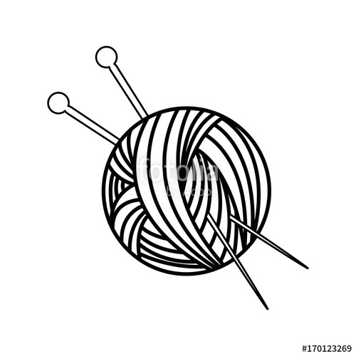 Yarn Ball Drawing at GetDrawings | Free download