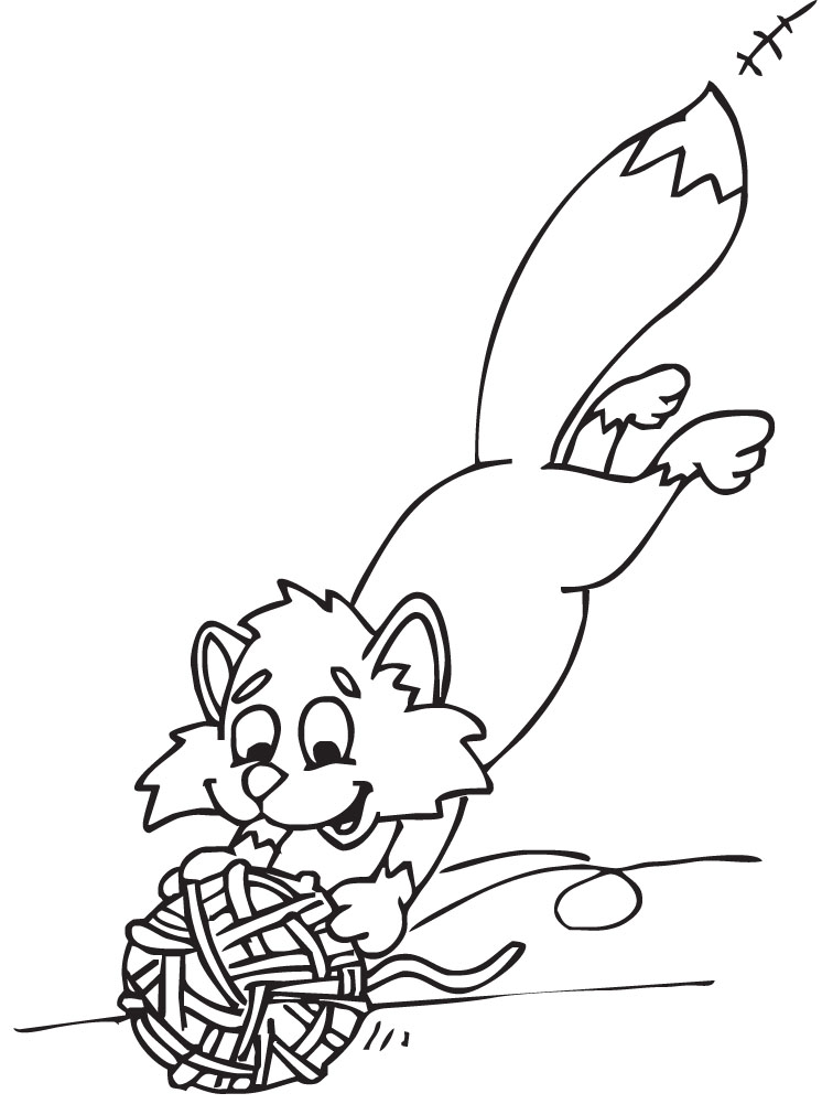 746x1001 Kitten With Yarn Muck Out Productions