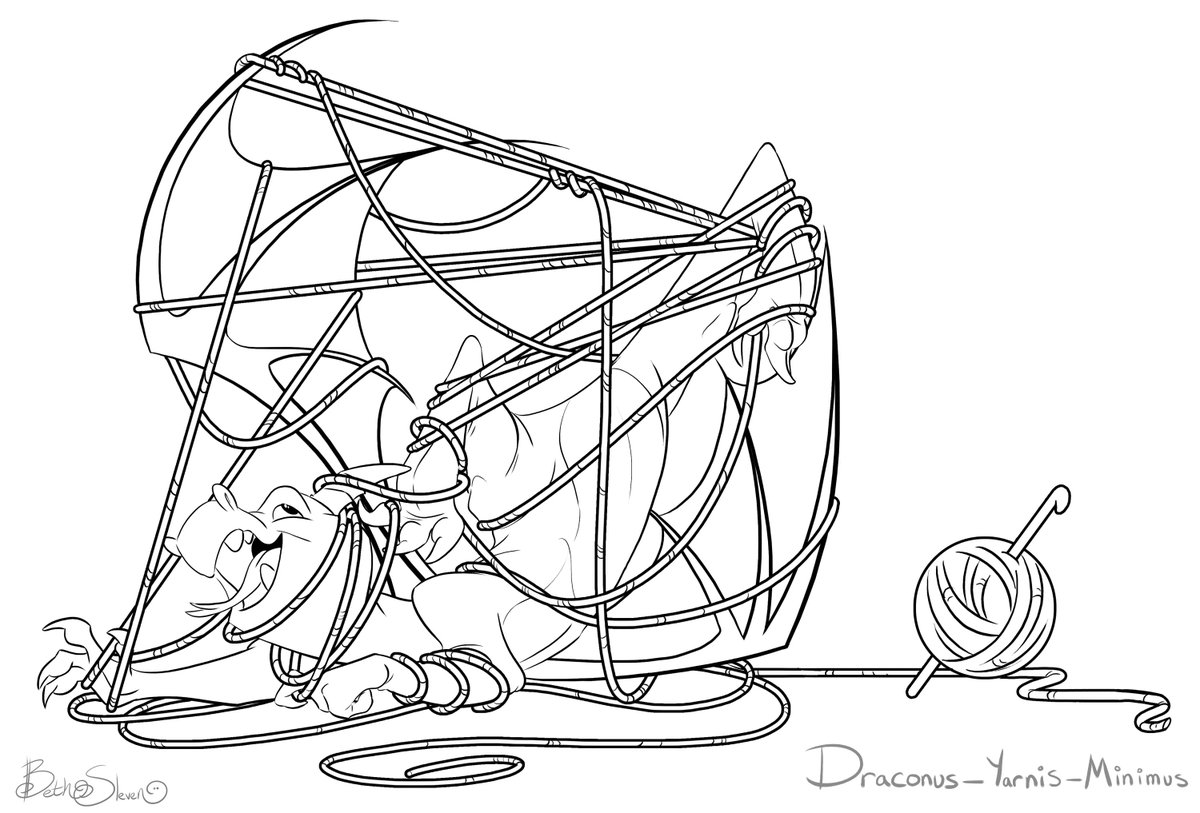 1200x813 Beth Sleven On Twitter Draconus Yarnis Minimus