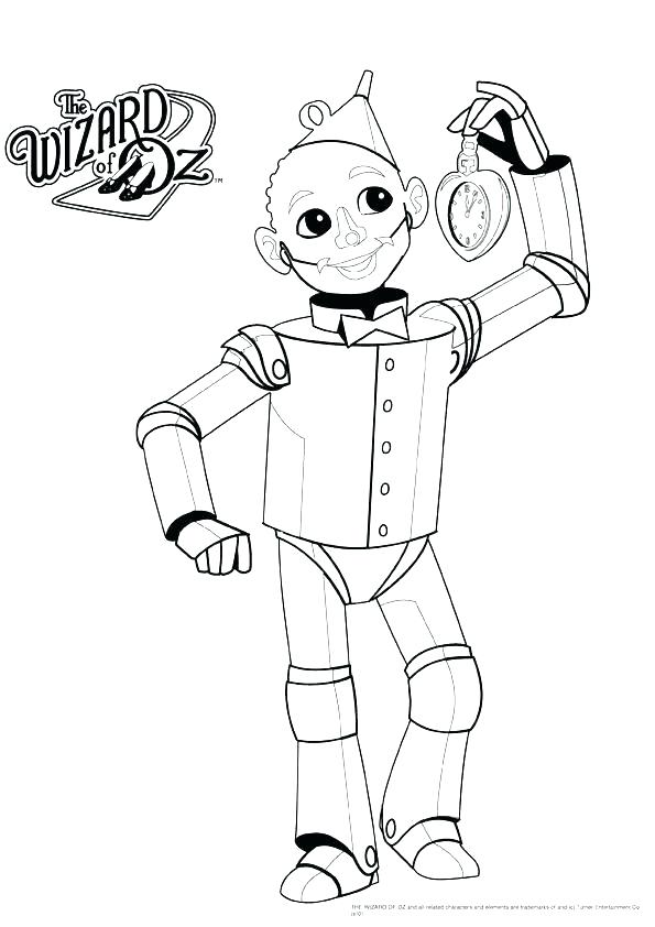 595x842 The Wizard Of Oz Coloring Pages Scarecrow In Free Wizard Of Oz