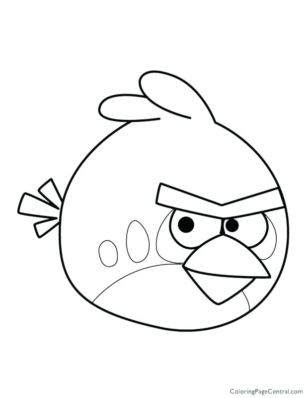 618x800 Block Coloring Pages Angry Birds Red Page Blocks Piece Yellow