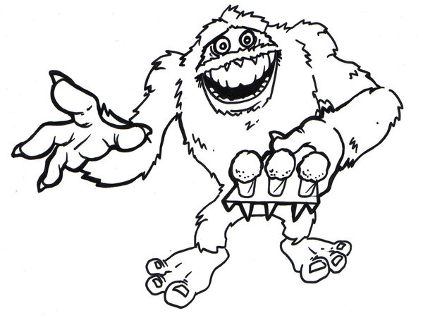 The best free Yeti drawing images. Download from 86 free drawings of ...