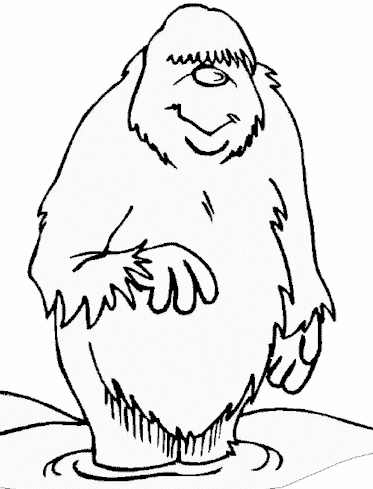 Yeti Drawing at GetDrawings | Free download