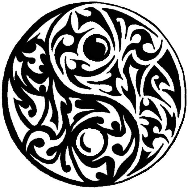 609x611 Yin Yang By Darkvenom