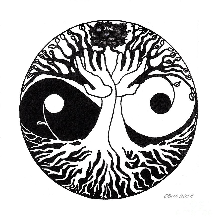 Yin Yang Drawing at GetDrawings | Free download