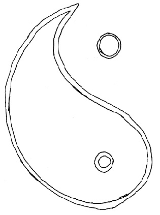 315x423 Yin Yang Quilting Design