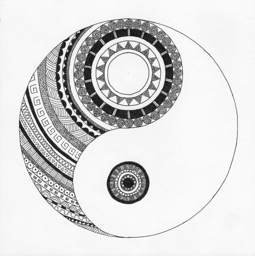 1024x1027 Dotwork Yin Yang By Inkexchangeleeds