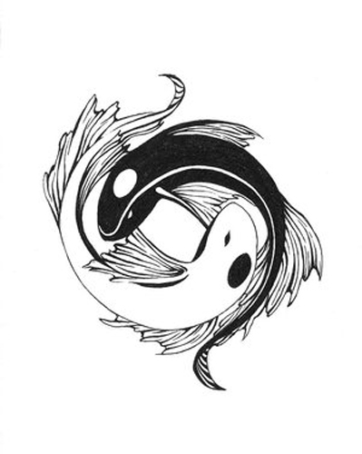399x500 Koi Fish Pisces