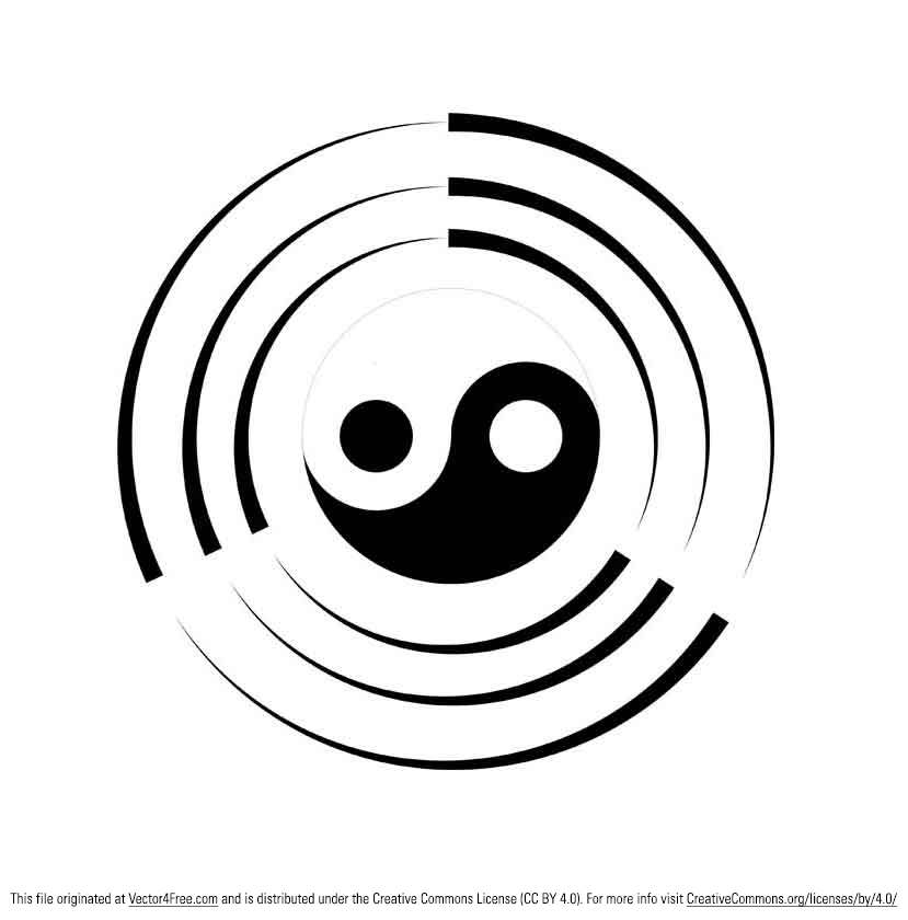 829x840 Free Tai Chi Ying Yang Vector Symbol