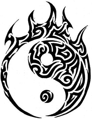 294x380 Tribal Ying Yang 1 By Fensterfisch