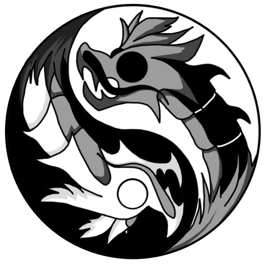 900x900 Dragon Ying Yang