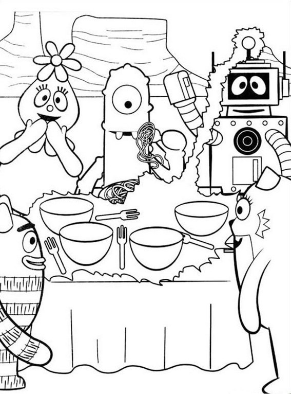 Yo Gabba Gabba Drawing at GetDrawings | Free download