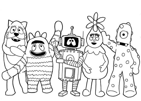 Yo Gabba Gabba Drawing at GetDrawings | Free download