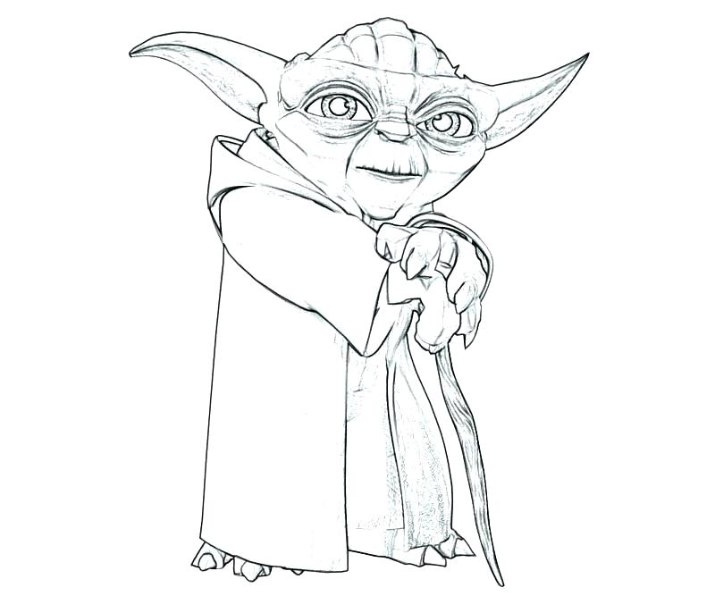 800x667 Yoda Coloring Page Cortefocal.site
