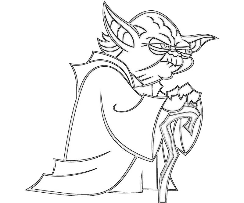 800x667 Charming Yoda Coloring Pages 91 For Your Line Drawings With Yoda