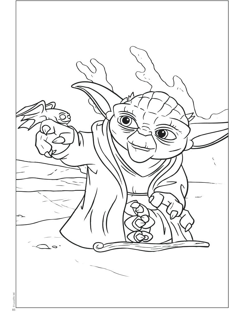 736x1002 Yoda Coloring Pages 6 Free Printable Star Wars Coloring Sheets