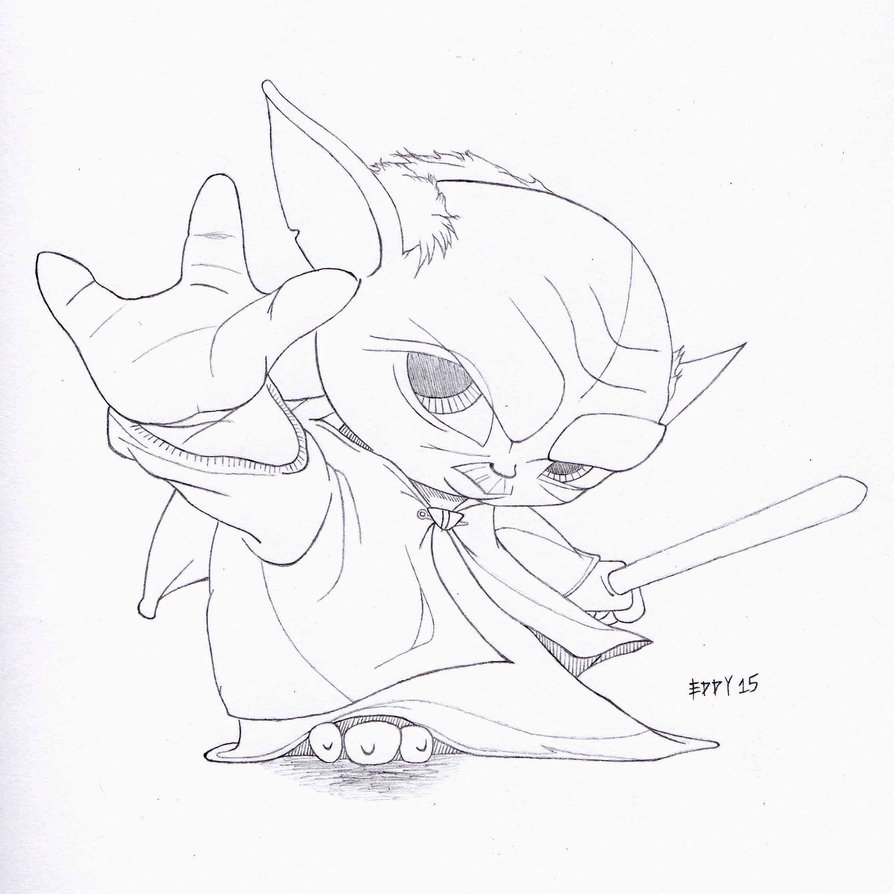 894x894 Chibi Yoda