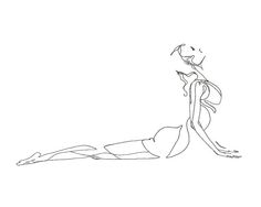 236x188 Tree Pose Yoga Line Drawings Pose, Yoga And Yoga Art