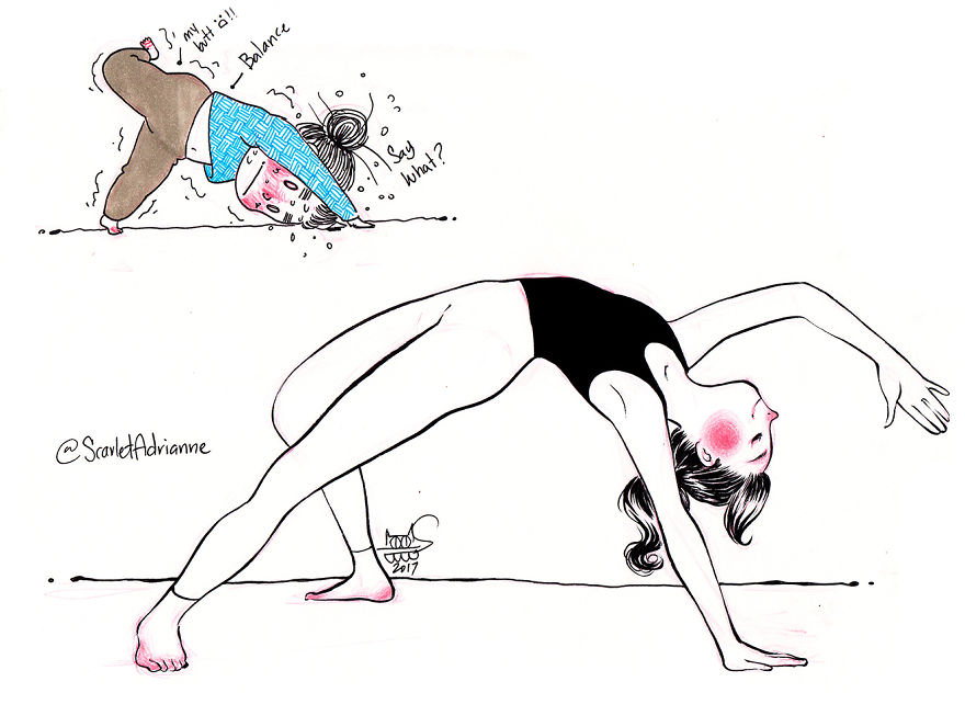 880x663 Yoga Expectations Vs Reality, Hilarious Comics About Yoga Poses