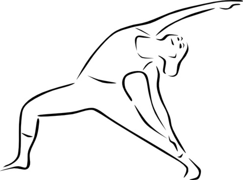 495x368 Drawing Of Yoga Poses Free Vector Download (89,786 Free Vector