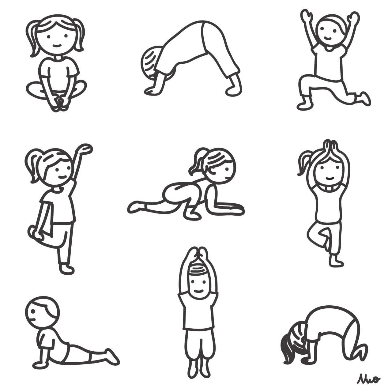 Free Yoga Coloring Pages Coloring Pages