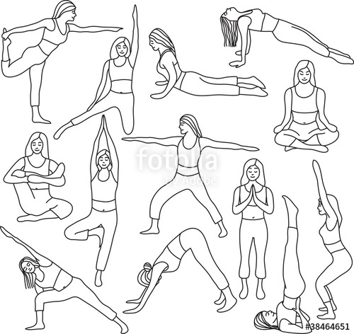 500x472 Yoga Poses Collection