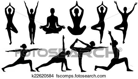 450x256 Drawing Of Yoga Poses
