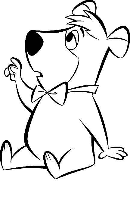 432x716 Coloring Page Tv Series Coloring Page Yogi Bear