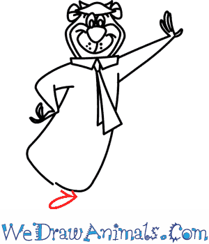 300x350 How To Draw Yogi Bear