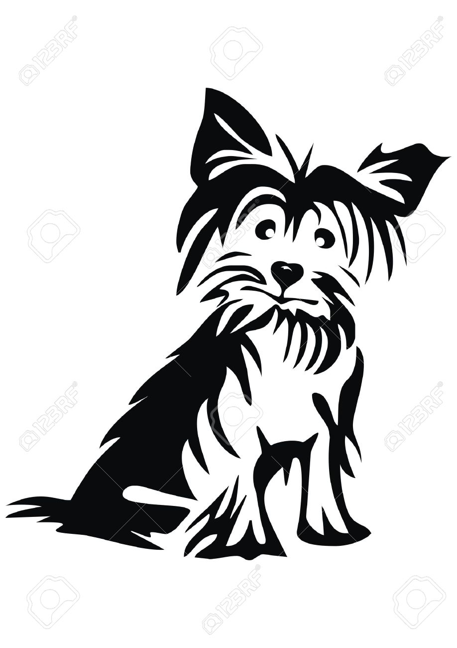 918x1300 Image Result For Yorkshire Terrier Silhouette Tattoos