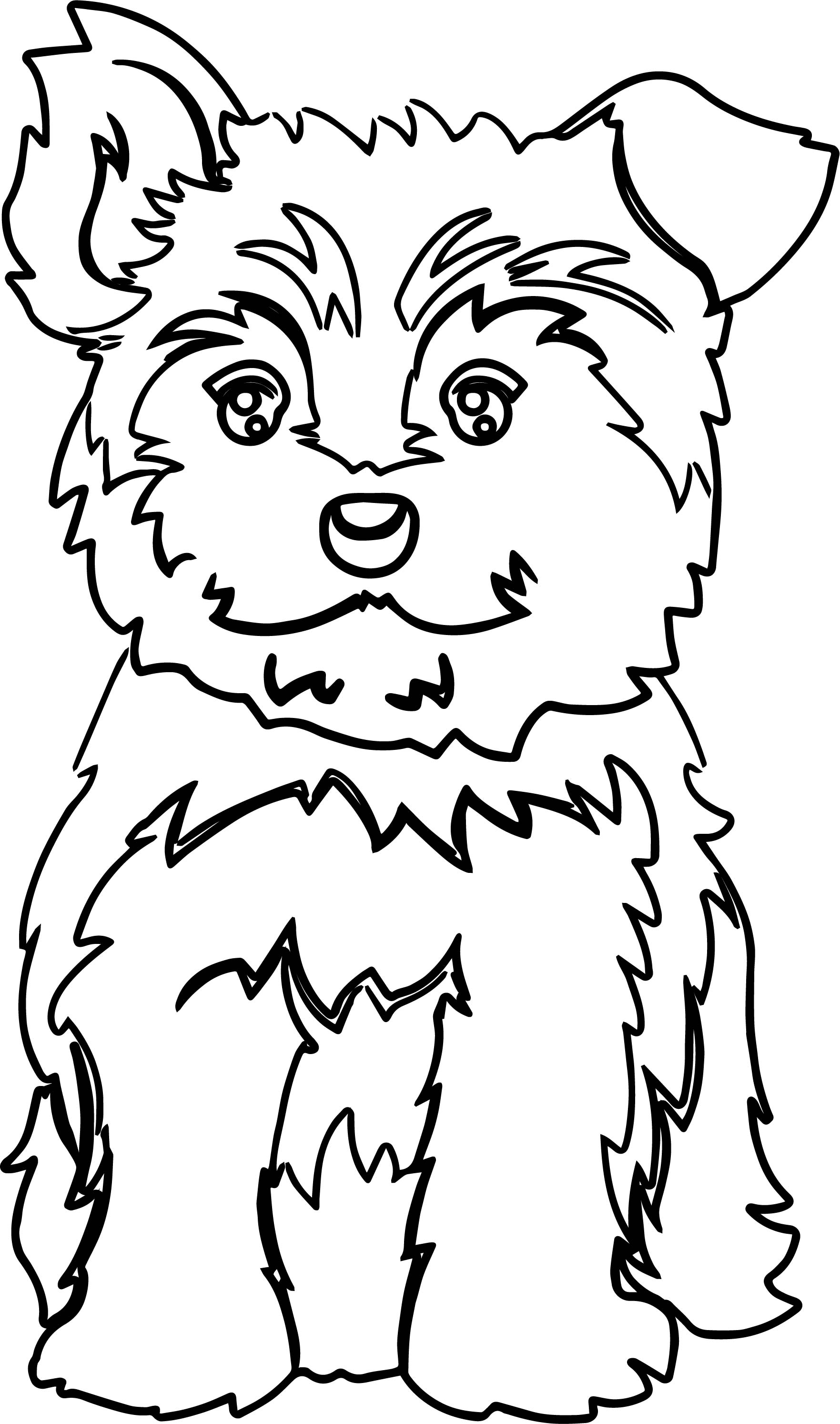 1763x2987 Yorkie Puppy Color Dog Puppy Coloring Page Wecoloringpage
