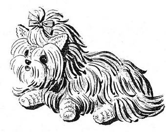 340x270 Yorkshire Plush Toy Etsy