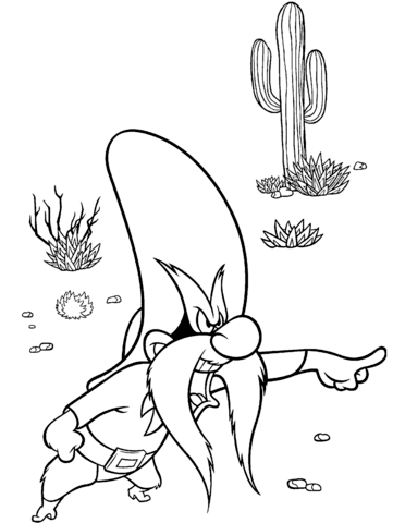 361x480 Yosemite Sam Coloring Page Free Printable Coloring Pages