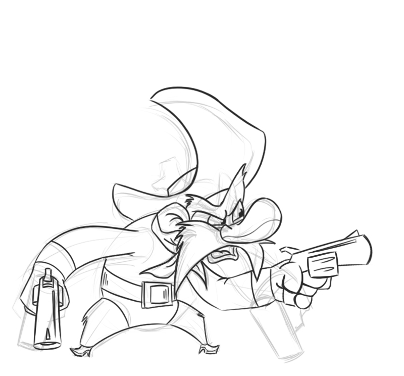 Yosemite Sam Drawing at GetDrawings | Free download