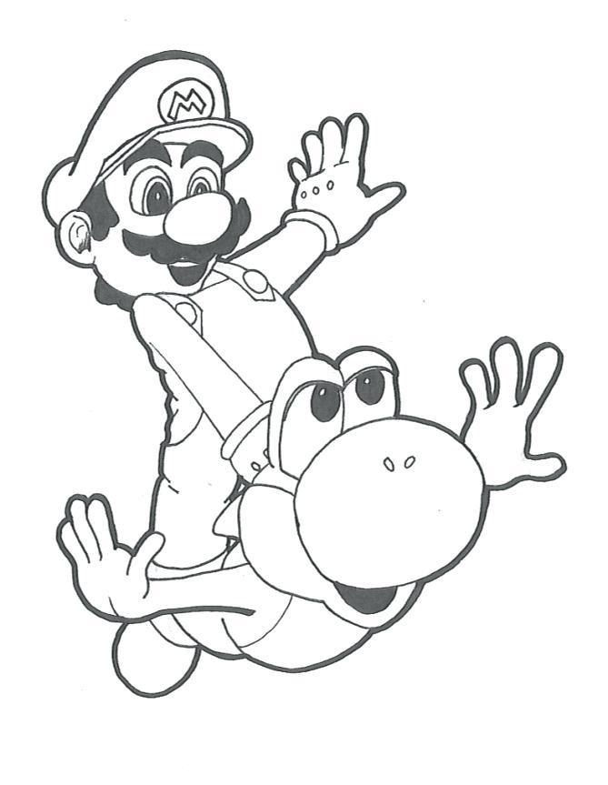 669x863 Ideas Yoshi Coloring Pages And Coloring Pages 37 Super Mario Bros