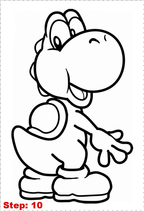 Yoshi Drawing at GetDrawings | Free download