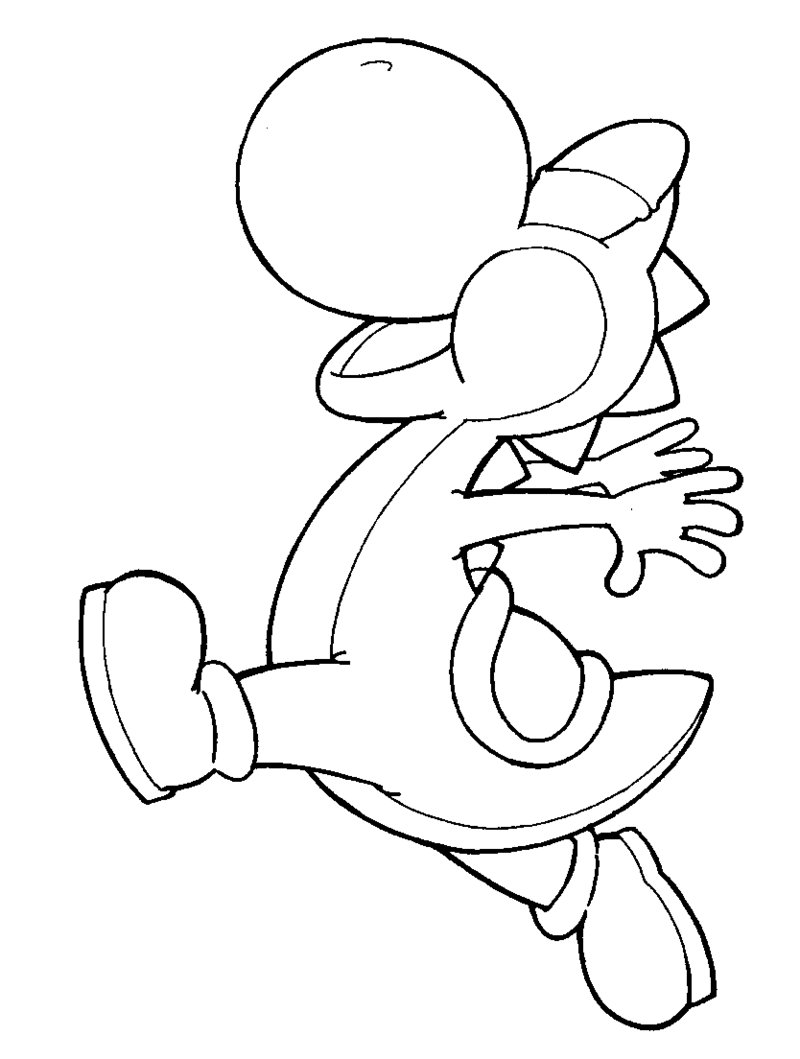 800x1059 Yoshi Lineart By Flintofmother3