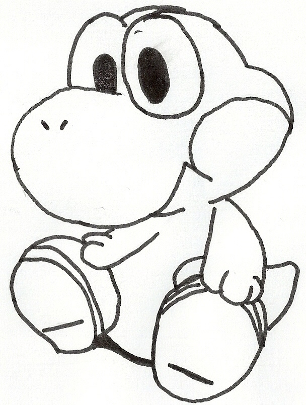 608x805 Baby Yoshi By Vocavocavocaloid