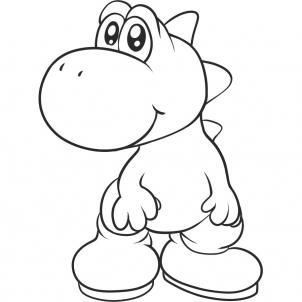 302x302 How To Draw Yoshi, Step By Step, Video Game Characters, Pop