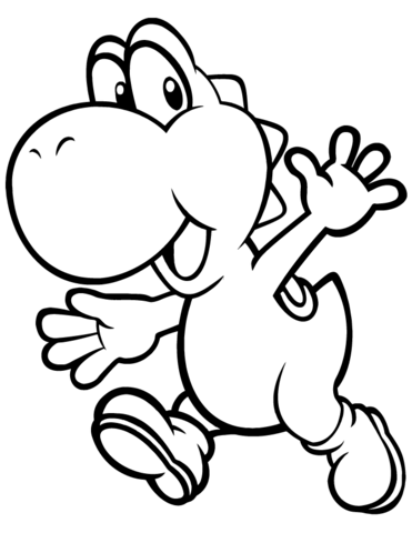 371x480 Yoshi Coloring Page Free Printable Coloring Pages
