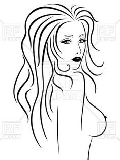 236x314 Hand Drawing Girl Design Vector Graphic Women Drawing