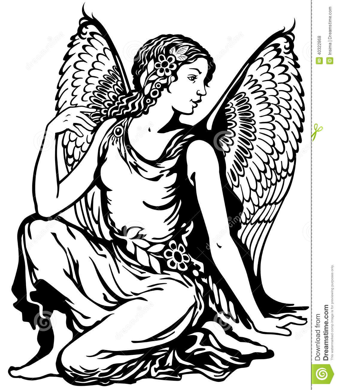 1129x1300 Virgo Woman Drawing