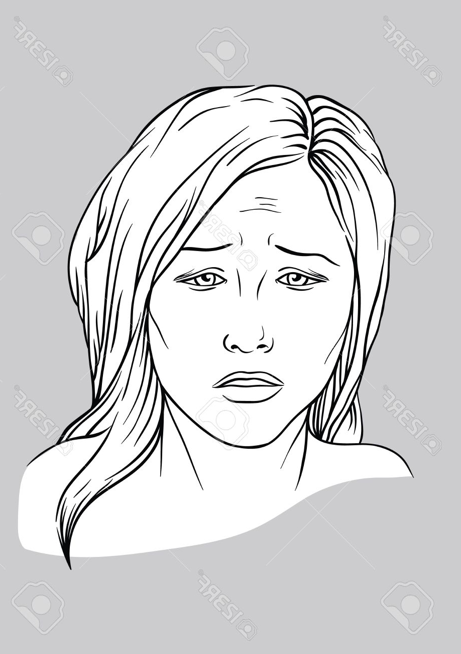 918x1300 Drawing In Sad Face