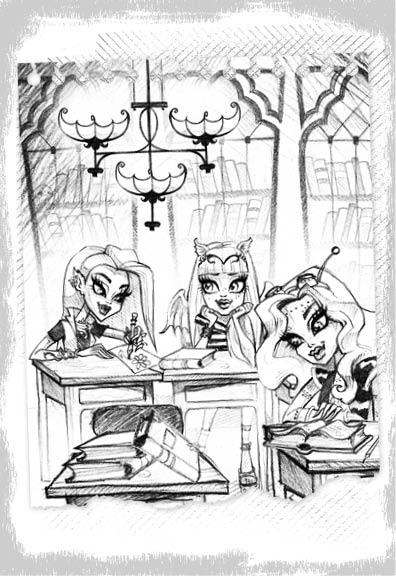 396x576 Monster High Ghoulfriends Forever Book Series Monster High